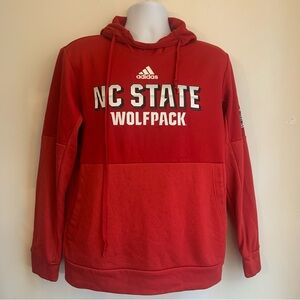 Adidas Red NC State Wolfpack Men's Hoodie